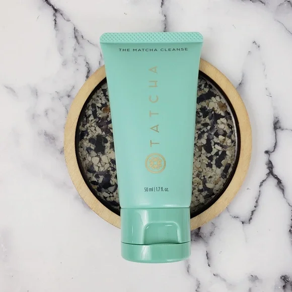 Tatcha Camellia Gold Spun Lip Balm + Matcha Clarifying Gel Cleanser Bundle